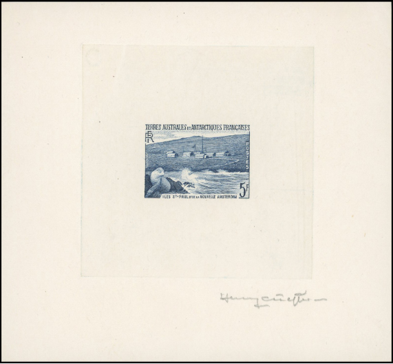 Timbre N°4 Des TAAF